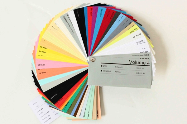 rigid box with fine patterned paper